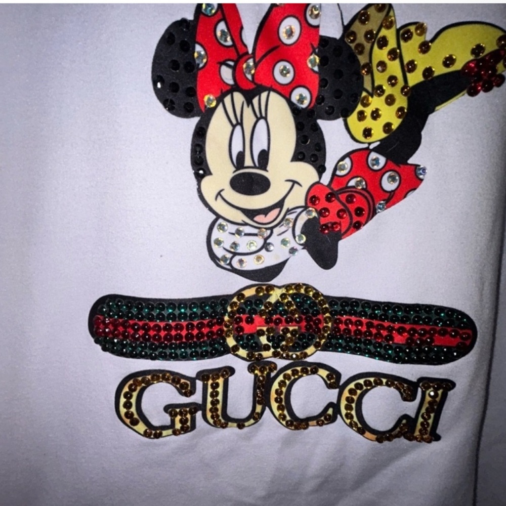 Gucci White Minnie Mouse Crewneck Sweatshirt - Picture 4 of 4